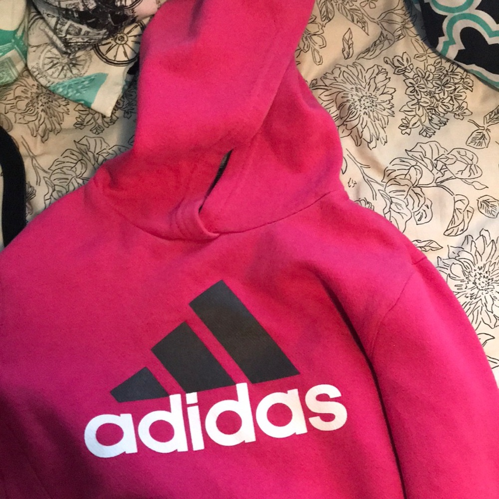 pink adidas sweatshirt